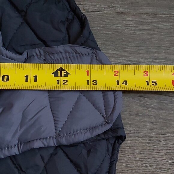 Nwot Gray With Faux Fur Trim 100% Polyester Quilted Winter Dog Coat - Size XL - Picture 3 of 5